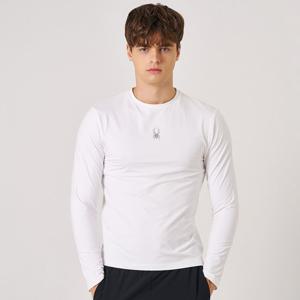 [스파이더] 남성 기능성 브러시 안감 티셔츠 SPKFCNRL207MWHT