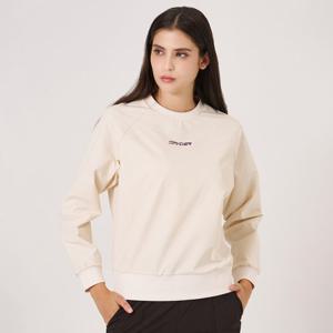 [스파이더] 여성 웜업 우븐 맨투맨 티셔츠 SPKFCNRL251WBEG