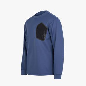 [스파이더] 남성 체스트 우븐 포켓 맨투맨 티셔츠 SPKFCNRL302MBLU