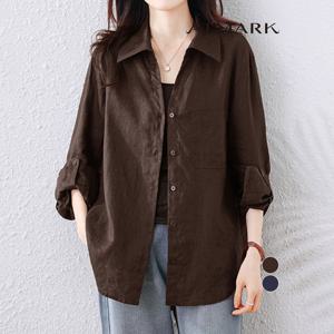 ATMARK (77까지)벨롭롤업스트랩셔츠_AA56SH032G