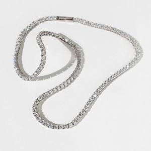 [에버링] 테니스 목걸이 봄날의 햇살_NQSJ92301