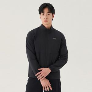 휠라 남자 경량 스트레치 베이직 바람막이 FS2JKG2201M_BLK