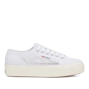 수페르가 메쉬 레이스업 스니커즈 S2142SW 001 WHITE