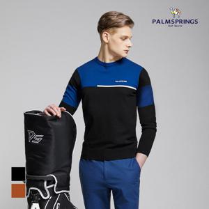 [팜스프링스] 남성 투톤배색 니트_SKTM253305