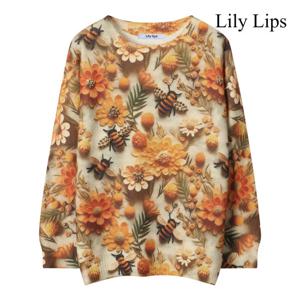 릴리립스  플로럴 프린팅 크루넥 니트 (YL9KP001)