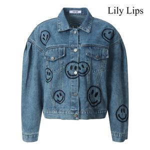 릴리립스  유니크 자수 데님 자켓 (YL9JK002)