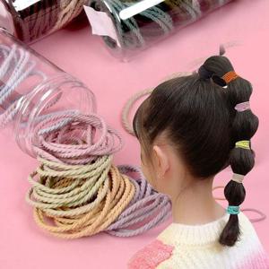 데일리머리끈 대용량 헤어밴드 포니테일 고무밴드 머리끈 헤어끈 머리고무줄 대용량머리끈 헤어밴드 헤어줄 고무줄 무매듭