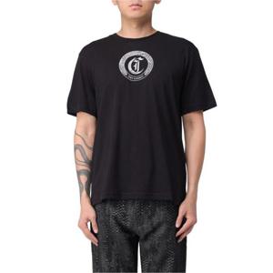 로베르토 카발리 반팔 티셔츠 79OAHT09 CJ500899 Black