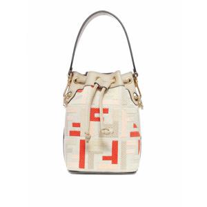 [FENDI] 라프리마 여성 버킷 백 미니 Mon Tresor FfJacquard 8BS093AV10F048K 화이트 /8
