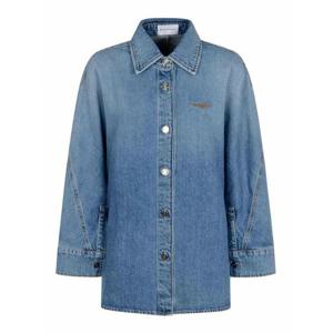 [GIVENCHY] 라프리마 여성 셔츠 코쿤 데님 BW61G1516W420 미디엄 워시 /8