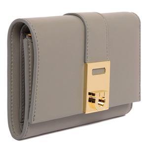 25 FW 페라가모 카프 스킨 바이폴드 간치니 컴팩트 지갑 0776490