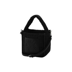 캘러웨이골프가방 LQS CWAB23W612_BK 여성 가죽 패치 패딩 미니 토트백