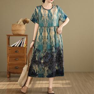 [바바라옷장]2591886 - 인견 프릴 시리즈 롱원피스 인견원피스