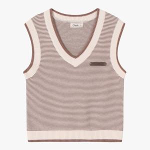 [치크(키즈)]조직감이 예쁜 스웨터 조끼 CKVK2511B