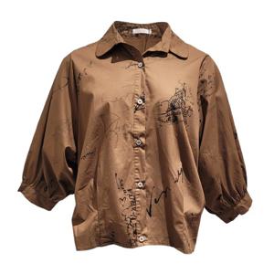 [멜본]스케치프린트 블라우스3_STBW25970