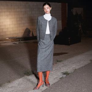 [TAG 229000원][케네스레이디] 리에 울 트위드 스커트 EVSKPK8200