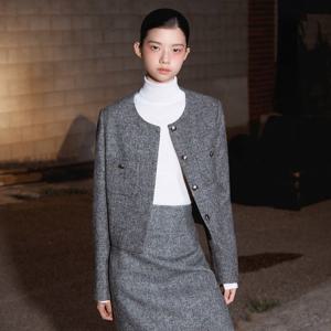 [TAG 365000원][케네스레이디] 리에 울 트위드 자켓 EVJKPK8200