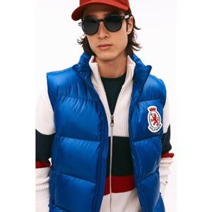 [타미힐피거종합관] 남성 크레스트 샤이니 다운 베스트 (T12F7QVT630MT1 D03)