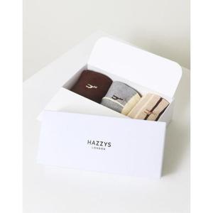 [헤지스] HISS5F303W2_여성 퍼피자수 혼합패턴 중목 양말 3종 세트