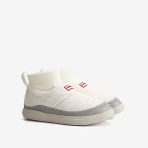 헌터 [WOMEN] 인앤아웃 푸퍼 니트 커프 부츠 - 스타화이트/펠리컨 WFS2265RENSWP