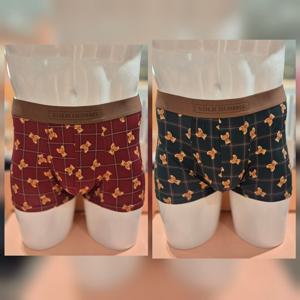 [솔브] 테디베어 체크 나염 남성 드로즈팬티 SMP2532T