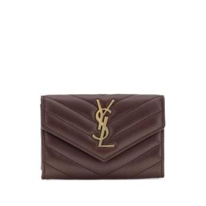 생로랑 지갑 414404 AAA446195 Bordeaux