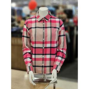 루이까스텔 세이브존01 여성 FW슬림핏 빅체크셔츠 7LDSH031