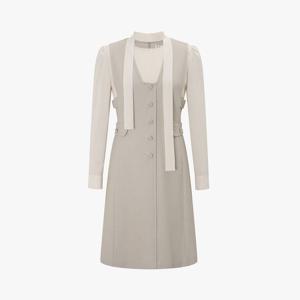 잇미샤 피나포어 배색 원피스 ITPAWOP560