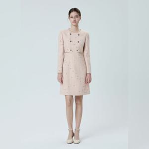 잇미샤 라운드넥 트위드 원피스 ITPAWOP800