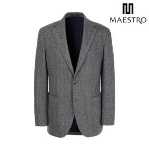 [마에스트로] [25FW][BOTTOLI] 차콜그레이 투톤 헤링본 자켓 (MAJA5C016CG)