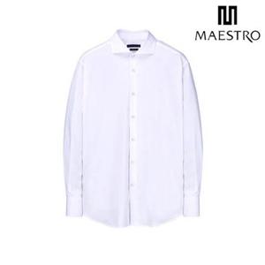 [마에스트로] [25FW][컷어웨이칼라] 화이트 드레스셔츠 (MASH5F013WT)