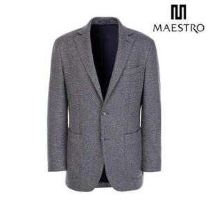 [마에스트로] [25FW][LEOMASTER] 다크블루 투톤 져지라이크 자켓 (MAJA5D044B3)