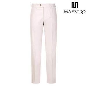 [마에스트로] [25FW]라이트베이지 코튼린넨 치노 팬츠 (MAPA5C021I1)