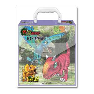 [새샘]공룡메카드 IQ 가방퍼즐