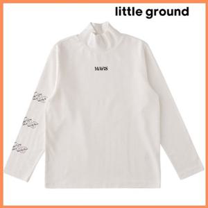 [리틀그라운드8] MARS(75C1G-330-01)WH데일리폴라티셔츠 아동 주니어 티셔츠 긴팔 목폴라 겨울 이너티 선물