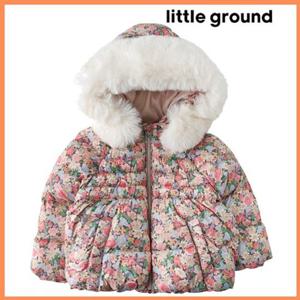 [리틀그라운드8] 룰라비(75C12-110-01)플라워패딩점퍼 아동여아 상의 아우터 데일리 선물 코디룩