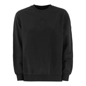 25 FW 몽클레어 로고 엠보싱 크루넥 롱슬리브 스웨트셔츠 블랙 8G00006809KR