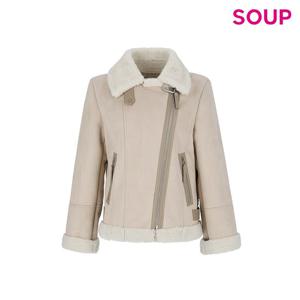 [숲]라이더형 스웨이드 무스탕  SBBMU901