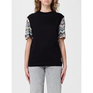 미소니 반팔 티셔츠 DS25WL05 BJ00PI S91QQ Black