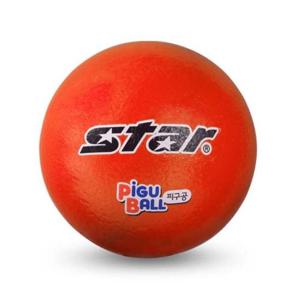 스타 레크레이션 피구공 4호 CB854-11 주황 운동용품 (1개)