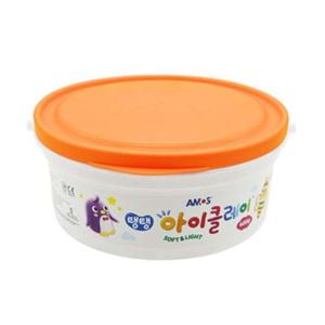 아모스 23000 탱탱아이클레이 400g 주황 점토/버켓 통(1개입)