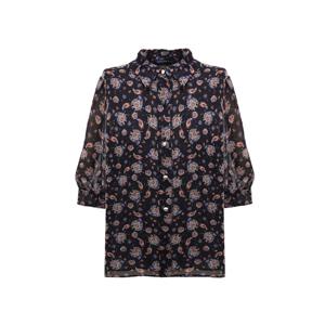 샤트렌 페이즐리 프린트 쉬폰 블라우스_HCEFBL202