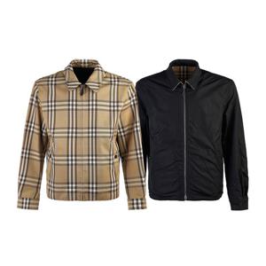 [버버리] 리버시블 체크 코튼 해링턴 재킷 8054482 M FITZROY R CHK B2412