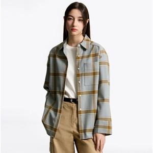 [타미힐피거(여성)]울 체크 오버셔츠 T22F7WSH054WT1