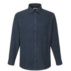 [레노마(셔츠)]긴소매일반핏  기모TR 솔리드 기모셔츠 ROWSG1001DB