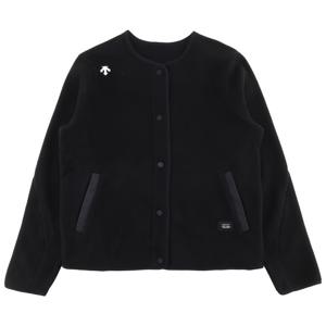 데상트 여성 마이크로 플리스 자켓 SP322UKT99BLK