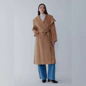 [보브]캐시미어 블렌드 와이드 숄 카라 코트7155416003Y