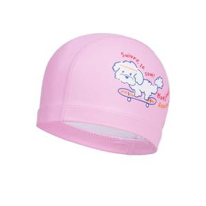 [레노마수영복]아동 강아지 보더 PU 수영모자 RC2E051_PK