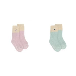 [블루독베이비] 25FW 골지 보카시 하프 양말 ( 택 1 )HH (45C148100506)