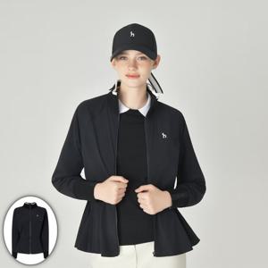 [헤지스골프] 여성 플레어 하이브리드 점퍼 블랙 (HWJU5C613BK)